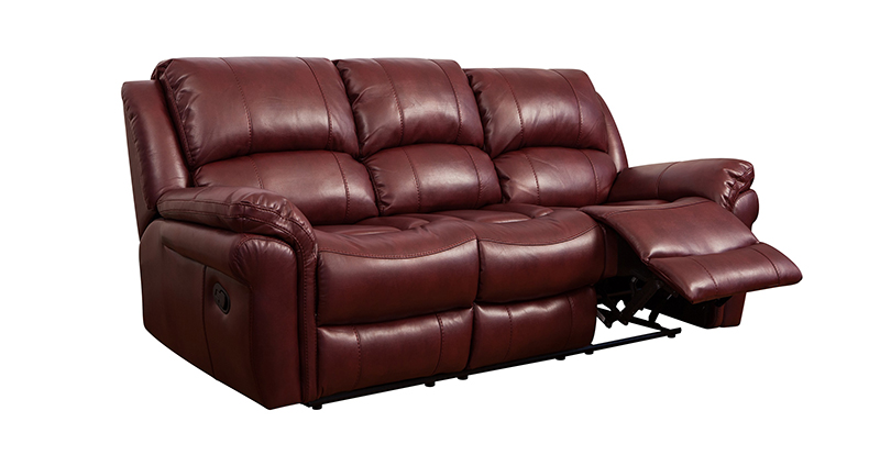 Perabot Gaya Amerika Moden Rocker Sofa Sandar Kulit Fungsian