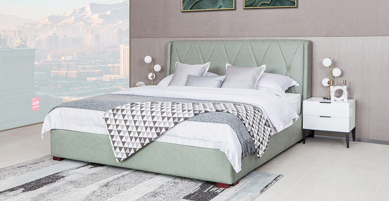 Teknologi Bilik Tidur Minimalis Moden Katil Katil Tarik Point Katil Double A20003