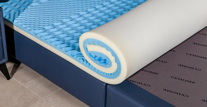 Gel Memory Foam-NJ40 Biru Beg boleh mampat dan boleh gulung